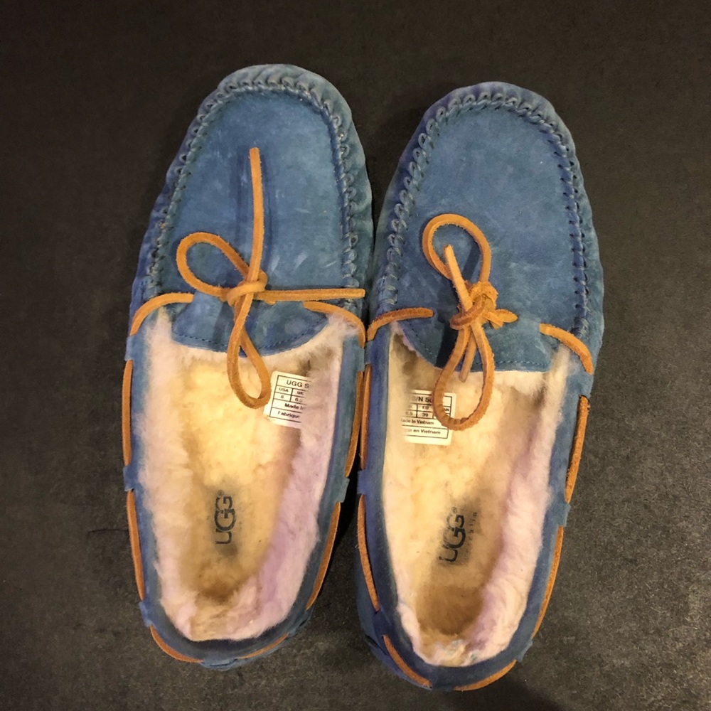 Ugg, Blue Moccasins